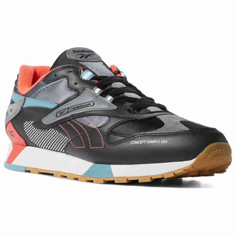 Tenisi Reebok Classic Leather Ati 90s Dama Negrii/Rosii Romania CP1701MR